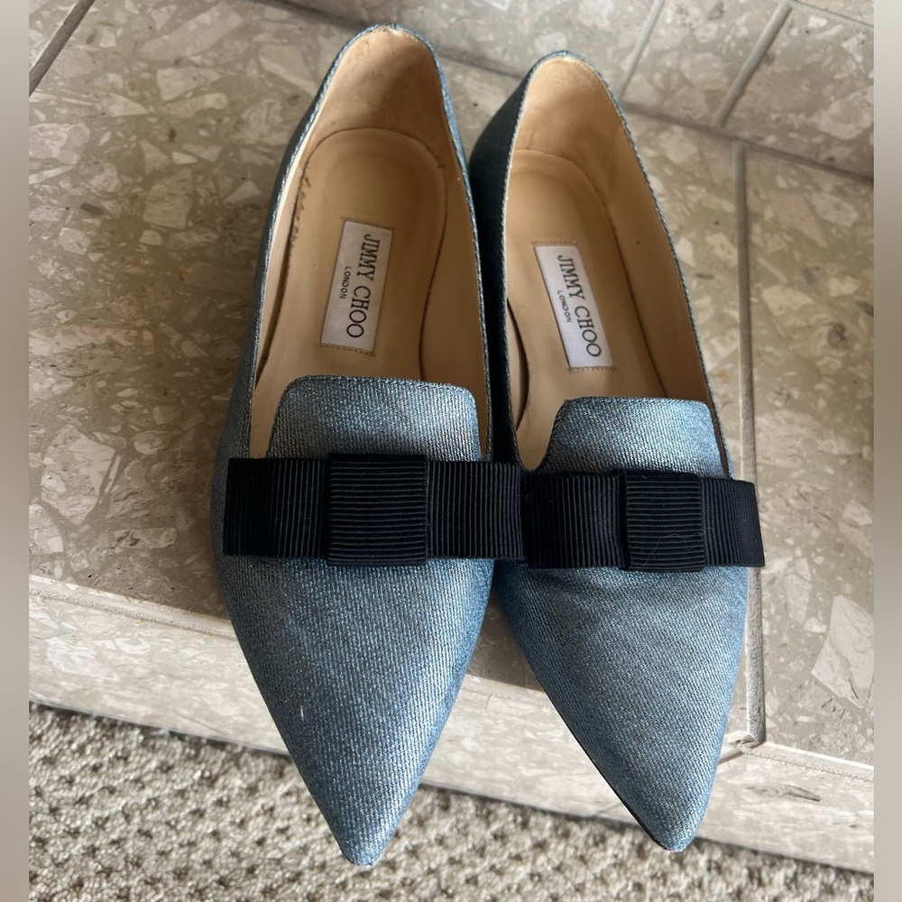 Jimmy Choo Gala flats. Sz37 . - Picture 4 of 7